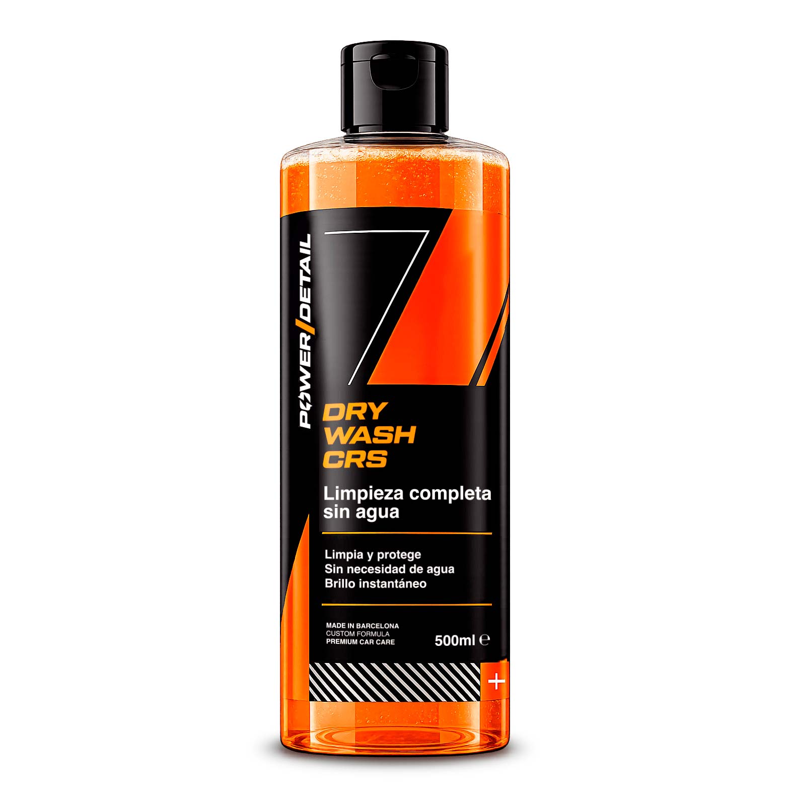 Producto Dry Wash CRS Power Detail para lavado de coches sin agua 500 ml
