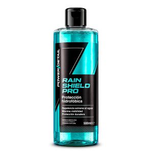 PowerDetail Rain Shield Pro 50 ml, tratamiento hidrofóbico para cristales y parabrisas.