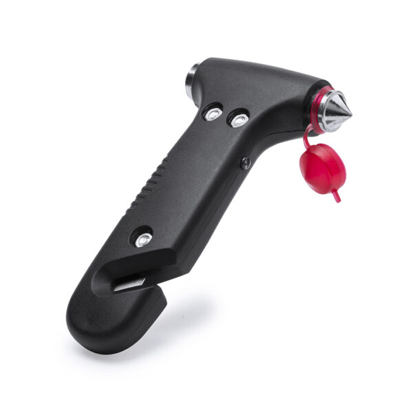Martillo de Emergencia para Coche 3 en 1 con Cortacinturones y Luz LED
