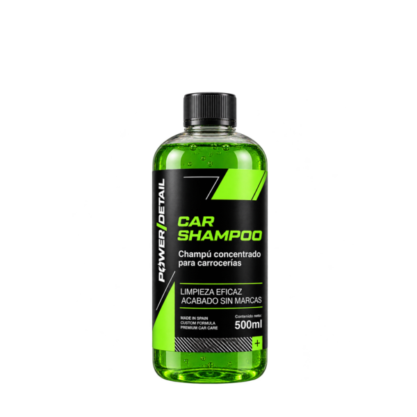 Envase PNG de Car Shampoo PowerDetail, champú para carrocería de coche de 500 ml