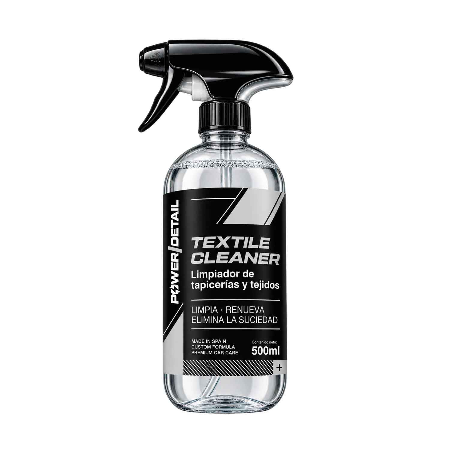 Envase de Textile Cleaner PowerDetail, limpiador de tejidos y tapicerías de 500 ml